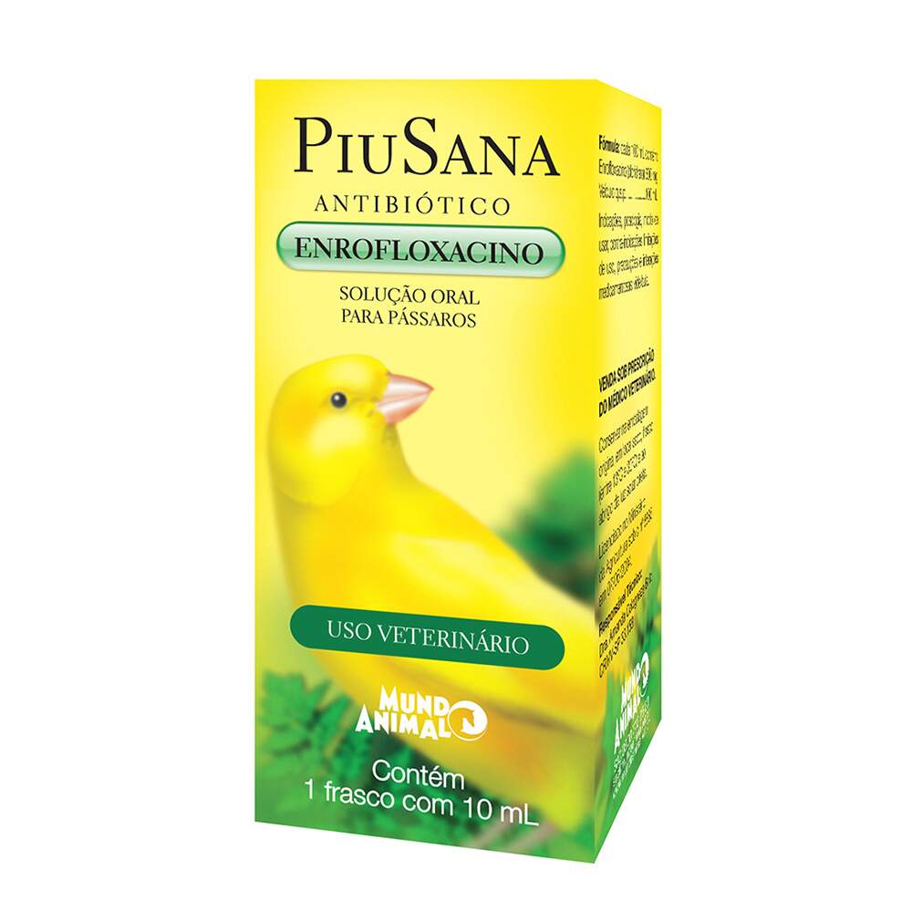 PiuSana Antibiótico Mundo Animal 10 ml