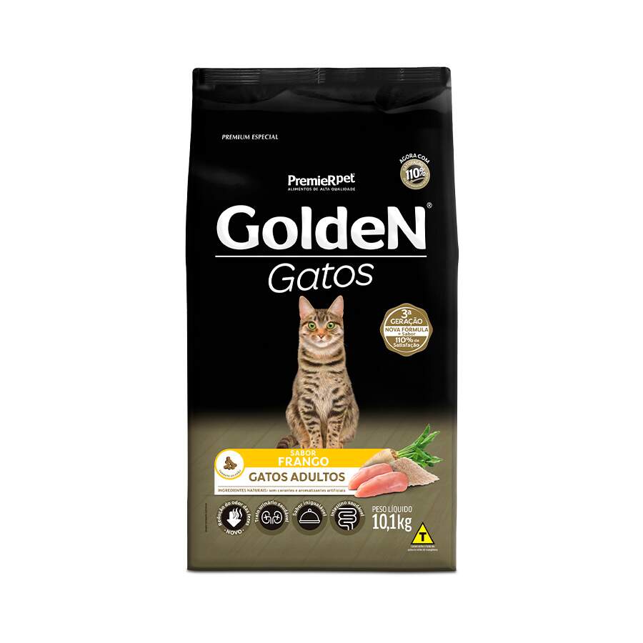 Golden Ração para Gatos Adultos Sabor Frango