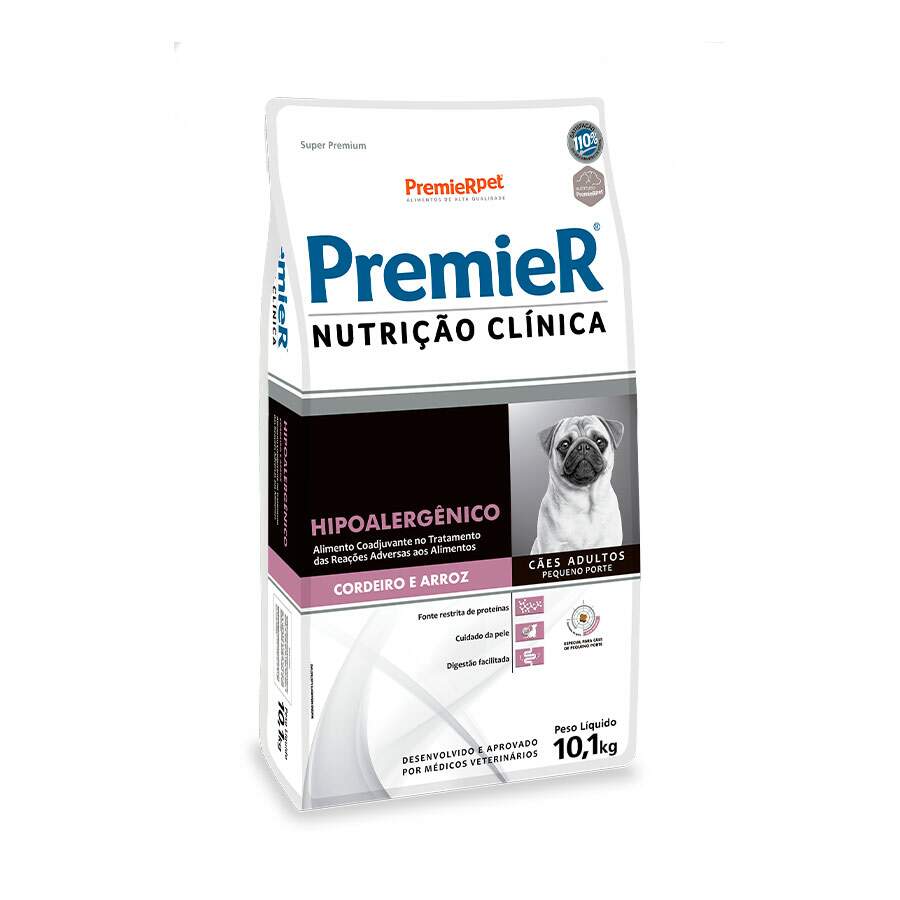 Premier Nutrição Clínica Hipoalergênico Ração para Cães de Pequeno Porte
