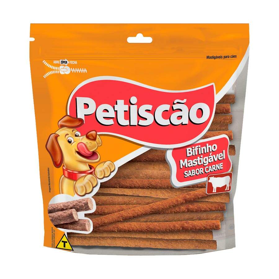 Snack Petisquinho Para Cães Palito Fino Sabor Carne - 500 g