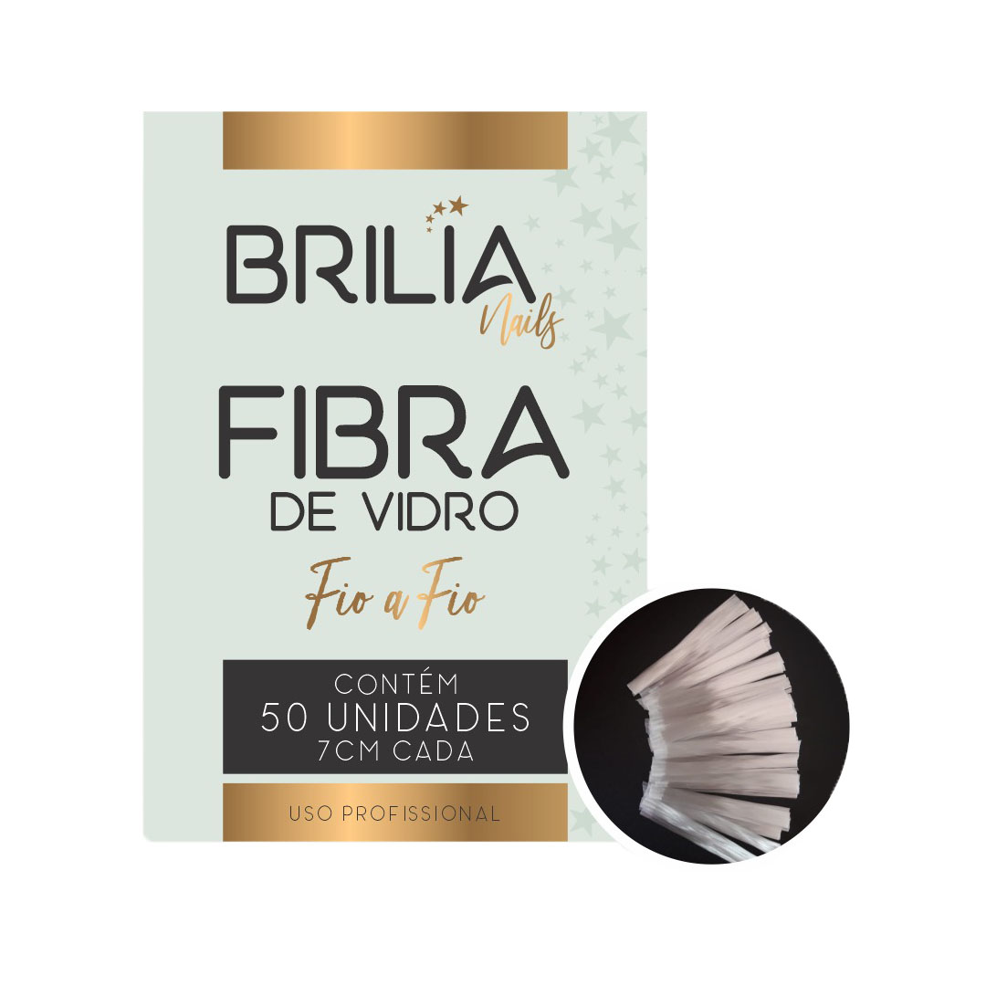 FIBRA FIO A FIO C/50 UNIDADES BRILIA NAILS