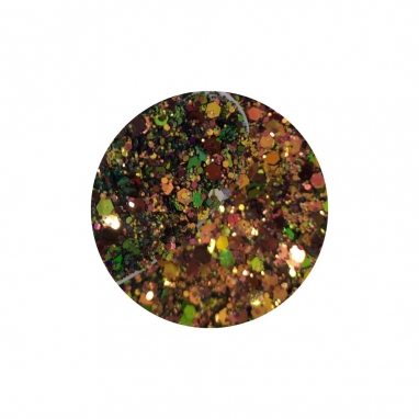 Glitter Flocado Holografico CAMEODAY - Green/Gold/Orange