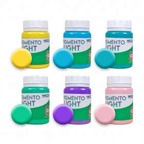 Kit Pigmentos Linha Light (tom pastel) com 6 - 50G