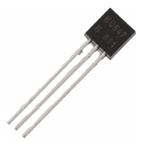 Transistor Bc547 B To-92, 30v Baixa Potência (Kit com 5 unidades)