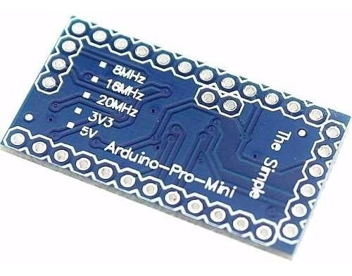 Placa Compatível Arduino Pro Mini 5 Atmega328 16mhz 5v