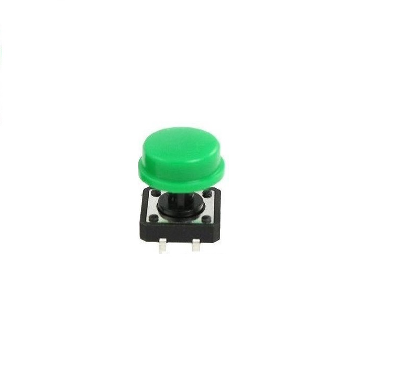 Push Button Botão Chave Táctil 12X12X7.5mm com Capa Colorida