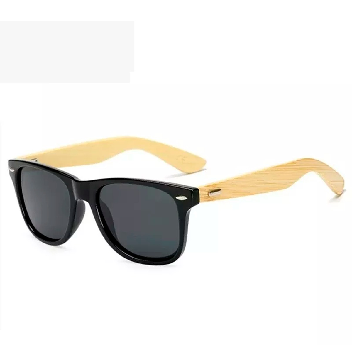 Óculos De Sol Madeira De Bambu Unissex Com Proteção UV