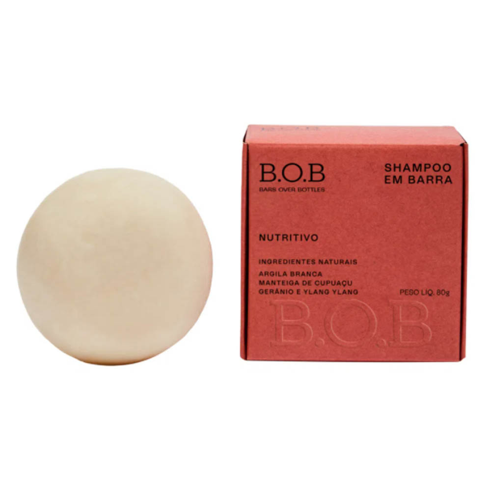 Shampoo sólido nutritivo 80g - B.O.B