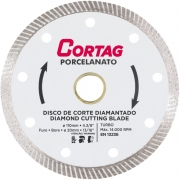 Disco de Corte Diamantado Cortag 4.1/2 Porcelanato