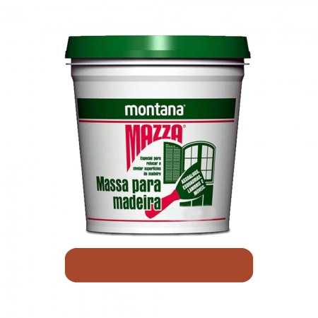 Massa para Madeira Mazza Montana 1,6 Kg Mogno