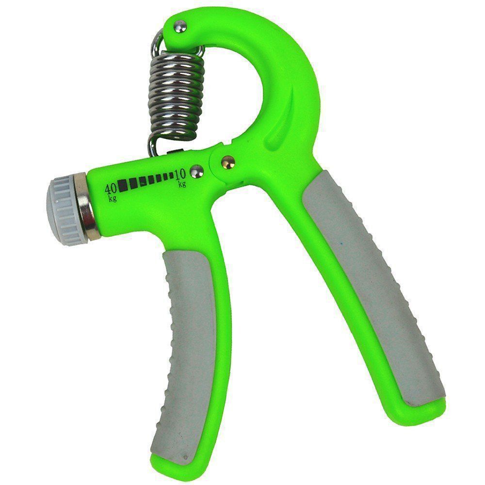 Hand Grip exercitador para mãos punho emborrachado CBR04232 verde