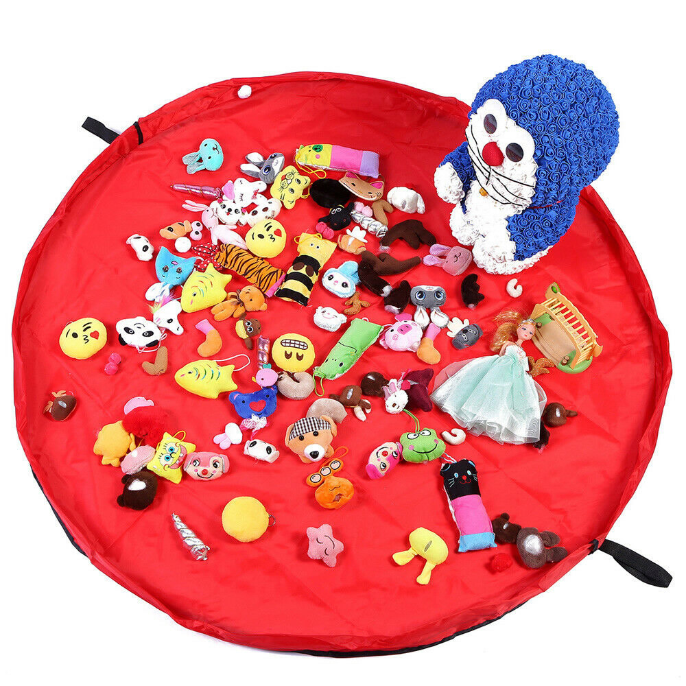 Tapete Sacola Saco Bolsa Organizador de Brinquedos Multiuso Vermelho CBRN13807