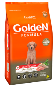 Golden Formula Cães Filhotes Frango & Arroz - 15kg