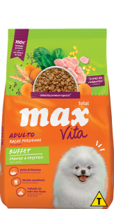 Max Vita Adulto Raças Pequenas Buffet Frango & Vegetais - 10,1kg