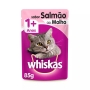 Sachê Whiskas para Gatos Adultos - Sabor Salmão ao Molho - 85g