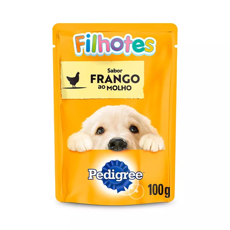 Sachê Pedigree Frango ao Molho - Cães Filhotes - 100g