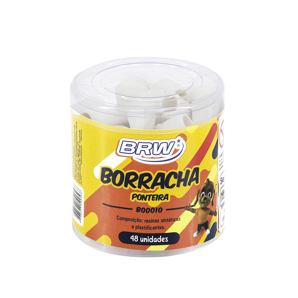 Borracha Ponteira BRW (kit c/ 5 unidades)