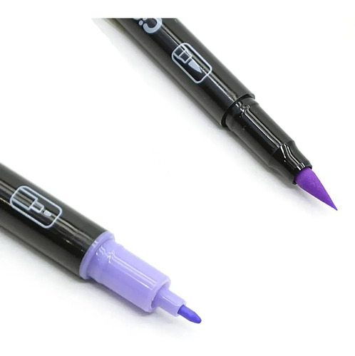 Caneta Pincel DUAL Brush Pen Aquarelavél - Cis