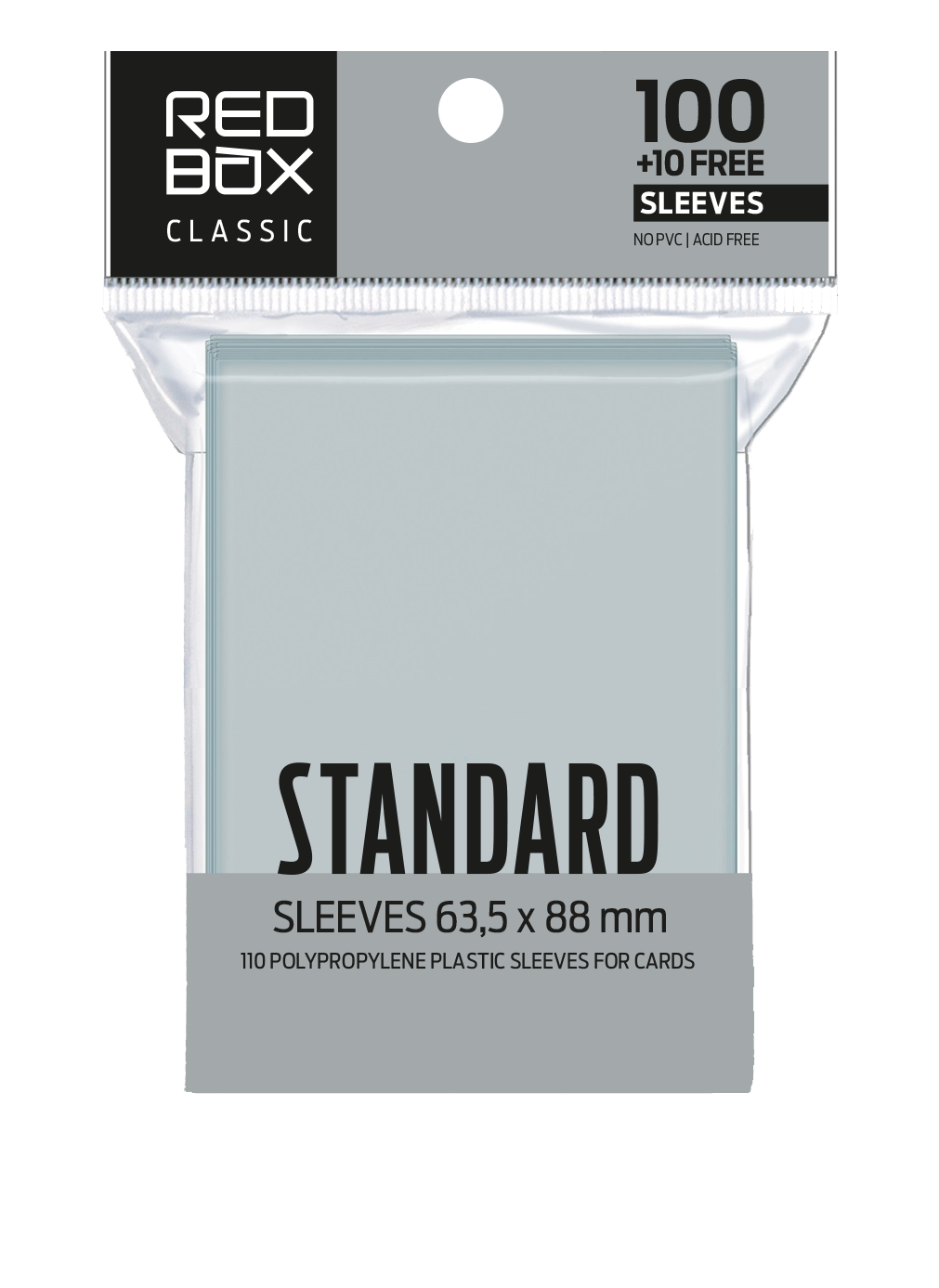 Sleeve Classic: STANDARD  63,5x88mm - Red Box