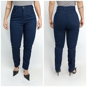 Uniforme Calça Jeans Feminina Cintura Alta