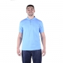 Camisa Uniforme Gola Polo de Piquet - Azul