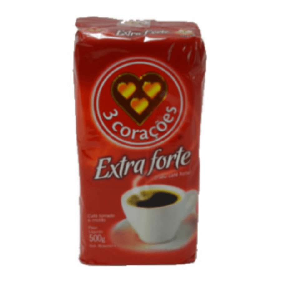 Café 3 Corações Extra Forte A Vácuo 500G