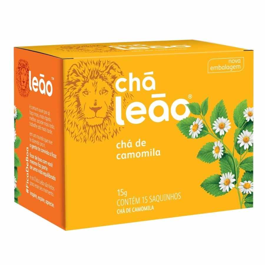 Chá De Camomila Com 15 Uni Leão