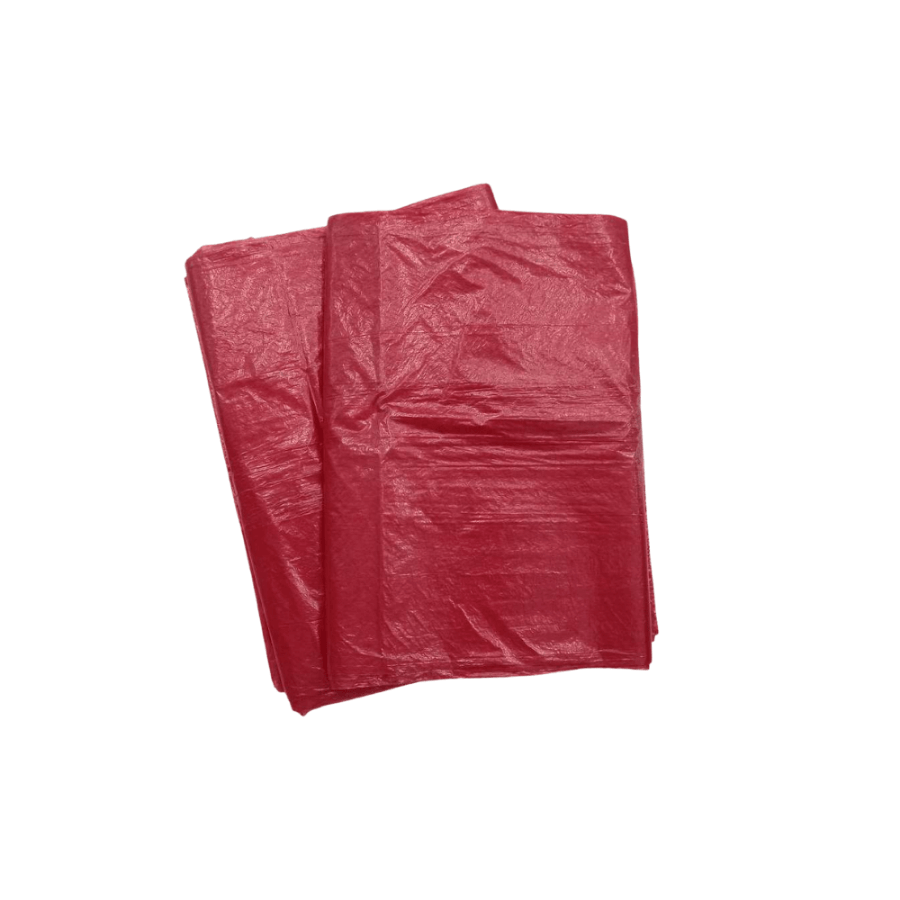 Saco De Lixo Vermelho 100 Litros P3 Com 85 UN