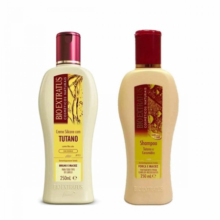 Kit Bio Extratus Tutano Shampoo 250ml e Creme de Silicone 250ml