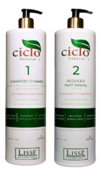 Kit Lissé Ciclo Naturals Escova Progressiva Sh. 1 Litro e Alisante 1 L