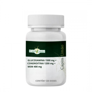 Glucosamina 1500mg Condroitina 1200mg MSM400mg 120doses