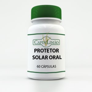 Protetor Solar Uso Oral Capim Limão 60 Capsulas