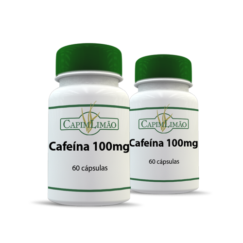 Cafeína 100 mg - 120 cápsulas