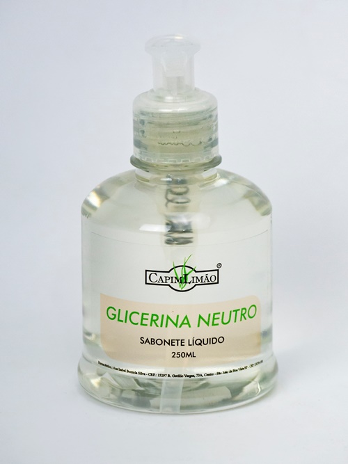 Sabonete Liquido Glicerina Neutro Capim Limão