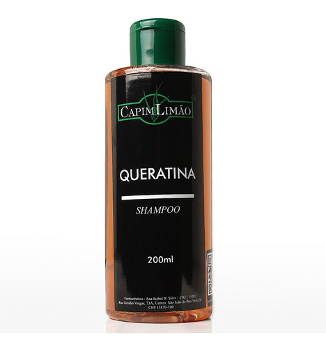 Shampoo Queratina 200ml Manipulado