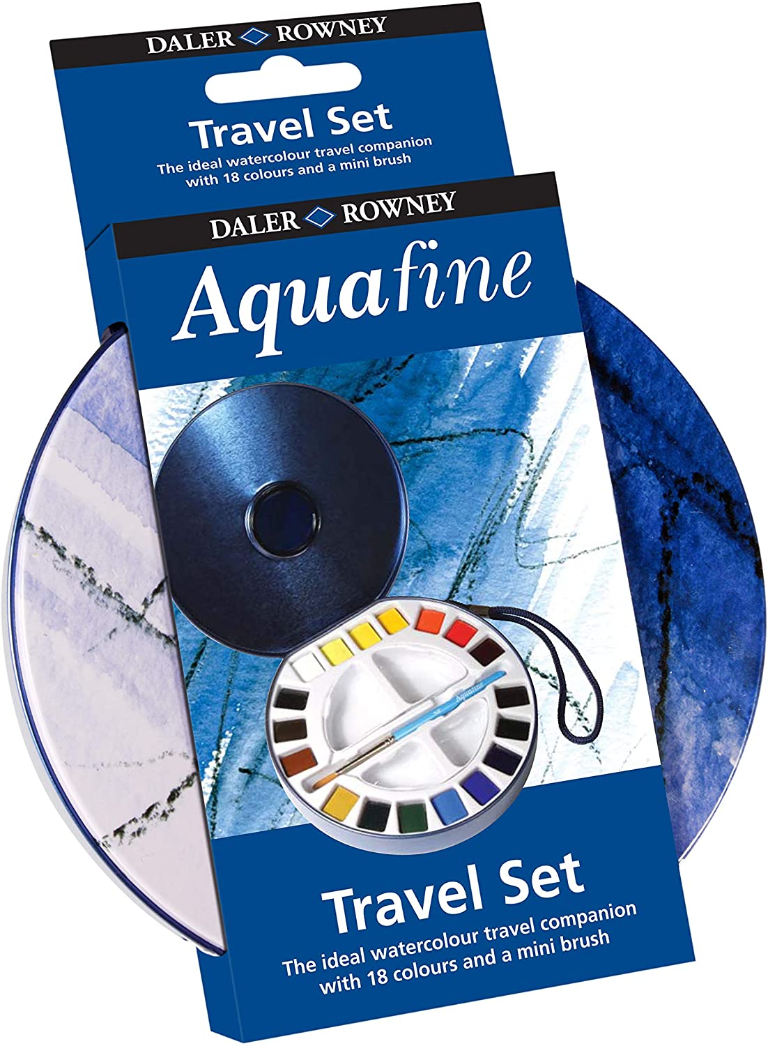 Aquarela Aquafine com 18 cores + pincel