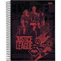 Caderno Jandaia 10X1 Liga da Justiça Heróis Vermelhos 200fls