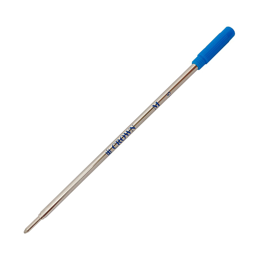 Carga de caneta Crown azul esferográfica CA12009A