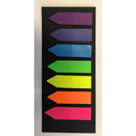 Marcador de página Mj neon seta 7 cores 5.5X12,5cm
