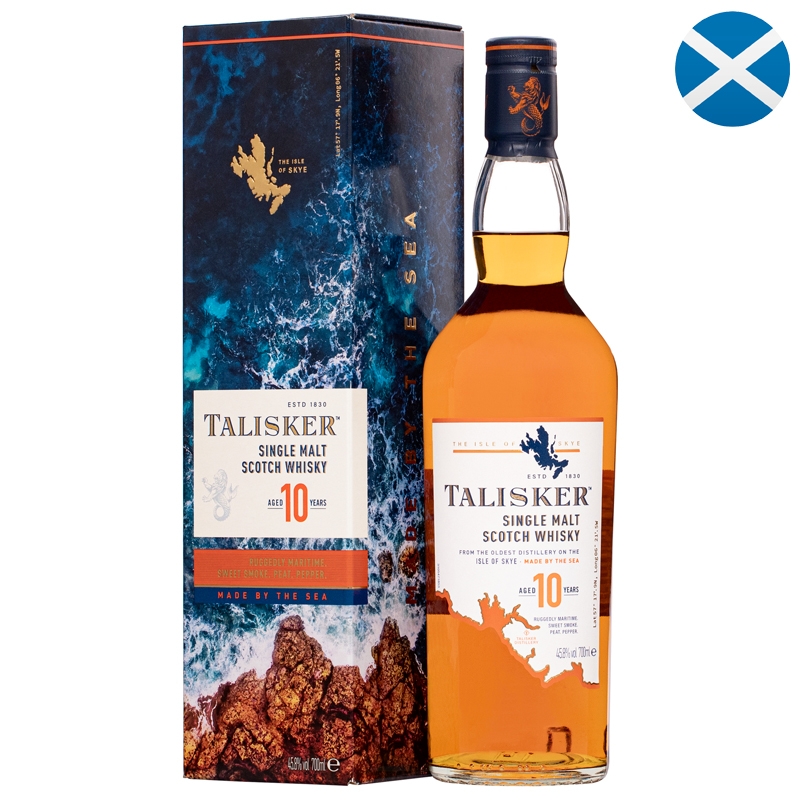 Whisky Talisker 10 Anos Single Malt Scotch - 700ml