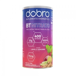 BT Nitrato Dobro Limão e Gengibre c/ Cafeína Pote 450g