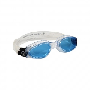 Óculos Natação Aqua Sphere Kaiman Transparente Lente Azul