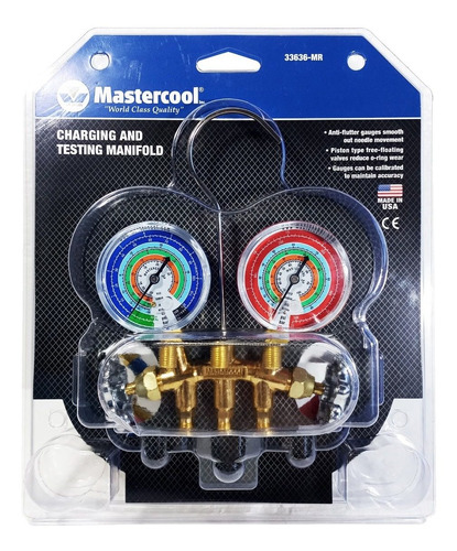 Manifold Mastercool 33636 Mr - R134a R22 R12 R404a