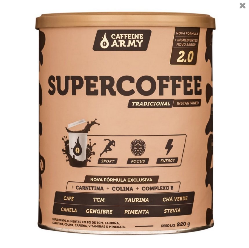 Supercoffee 2.0 pote 220g Caffeine Army