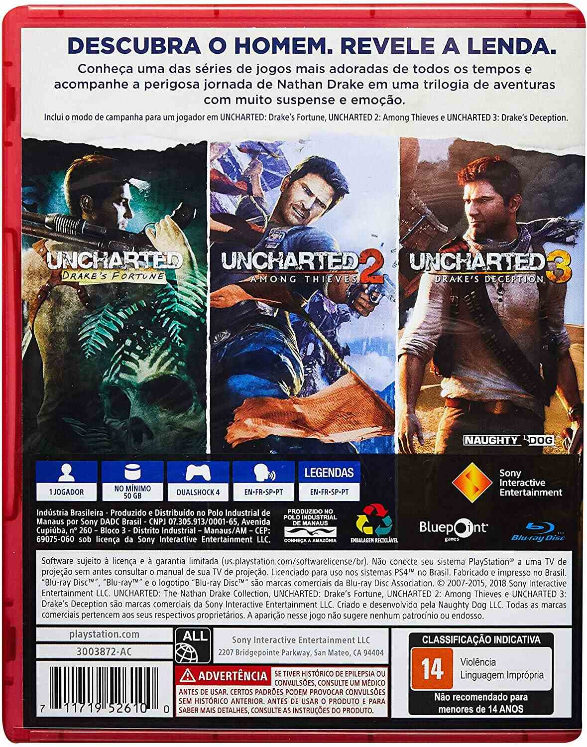 Uncharted: The Nathan Collection PS Hits - PS4