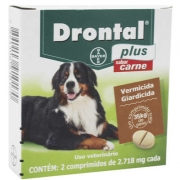 Drontal Plus Sabor Carne 35Kg com 2 Comprimidos