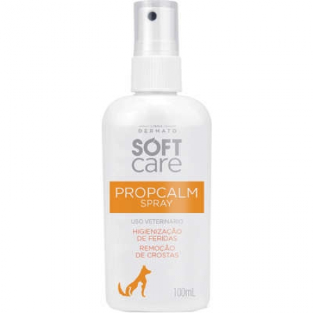 Solução Higienizadora Soft Care Propcalm Spray para Cães e Gatos 100ml