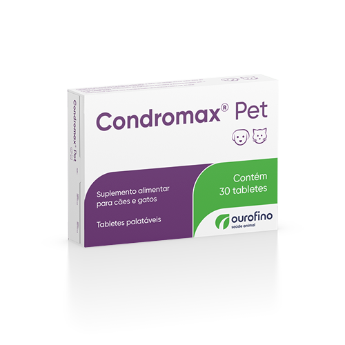 Suplemento Condromax Ourofino para Cães e Gatos - 30 tabletes