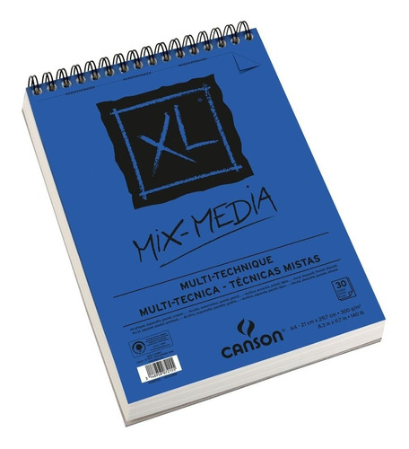 Bloco A3 300gm2 Canson Xl Mix Media 30 Folhas