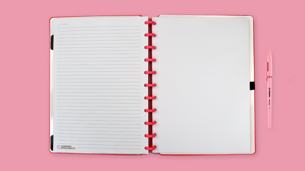 Caderno Inteligente ALL Pink  Medio